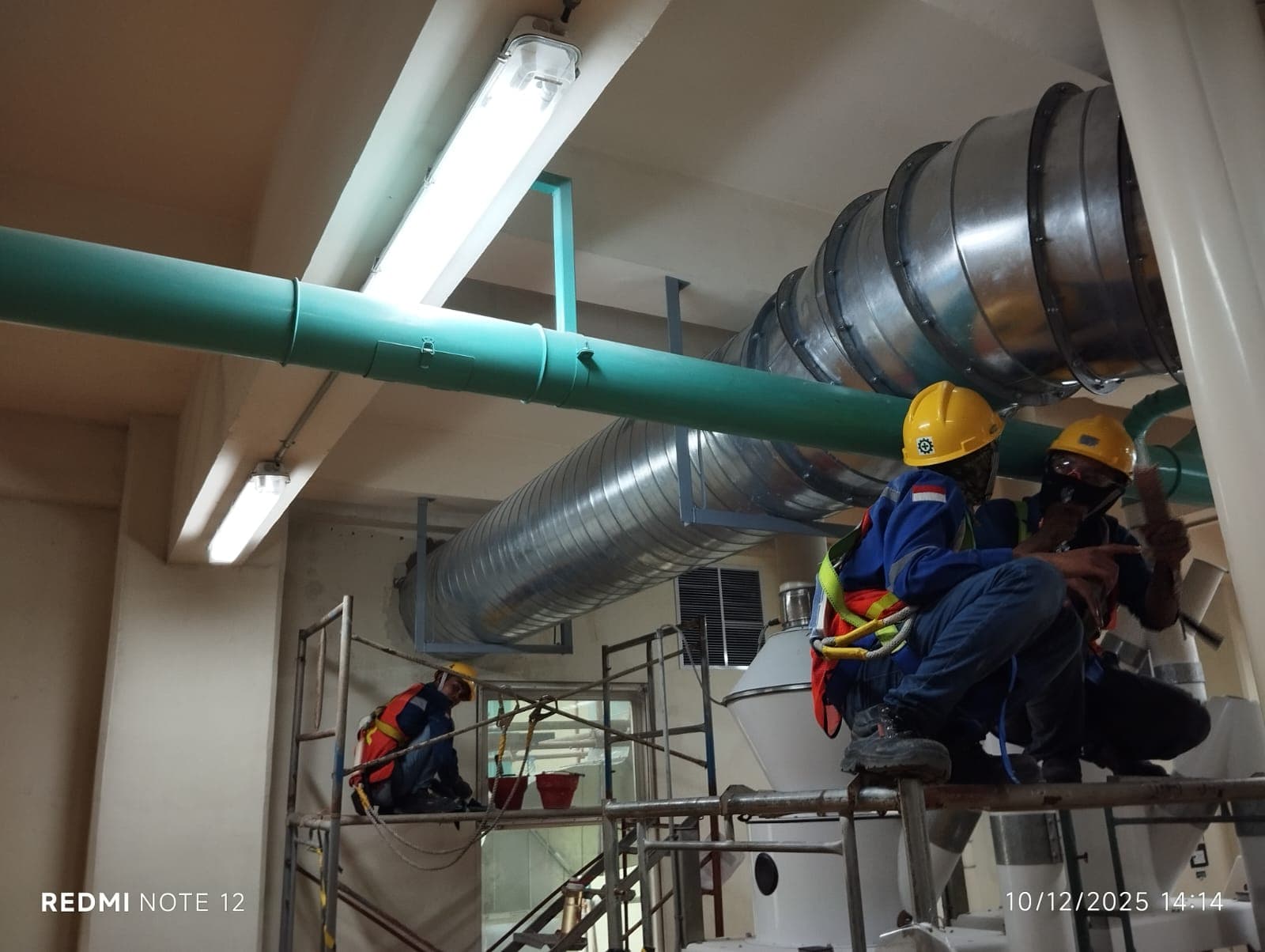 Ducting Air Cool untuk Flour Plant